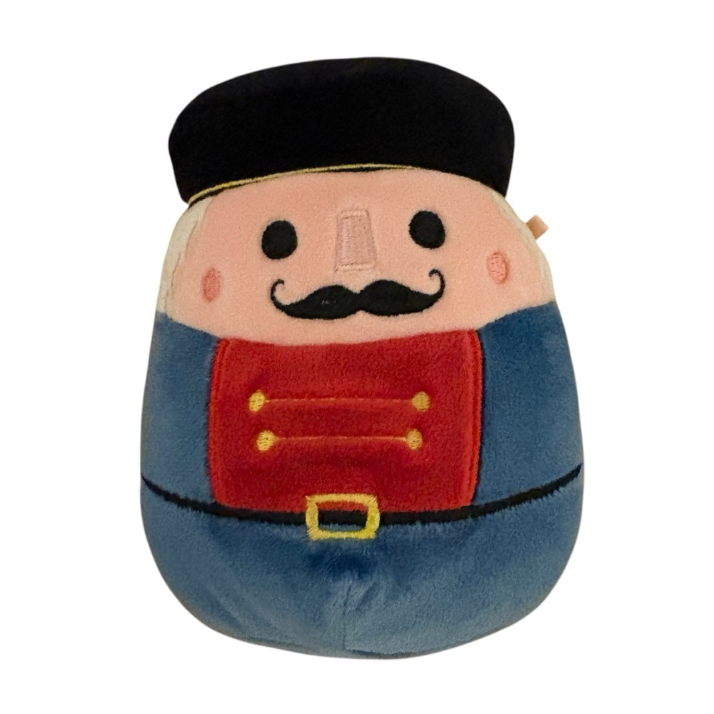 Christmas Squishmallows Nutcracker Plush with Blue and Red Outfit 2019